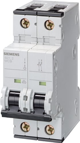 Siemens – Leitungsschutzschalter 70 accesoriable 10 kA curva-c 1 Polo + Neutral 2 A von Siemens