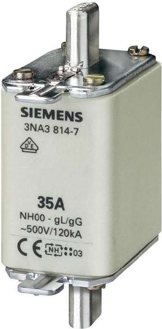 Siemens NH-Sicherungseinsatz 500 V Größe 00 63 A (3NA38227) von Siemens