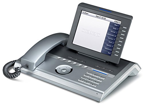 Siemens OpenStage 80 HFA silver-blue IP- Systemtelefon von SIEMENS