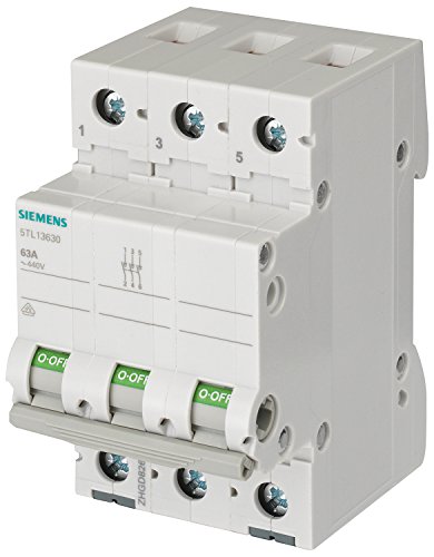 Siemens SENTRON Schalter 70 mm 230 V 3 Module 50 mm2 3-polig 100 A von Siemens