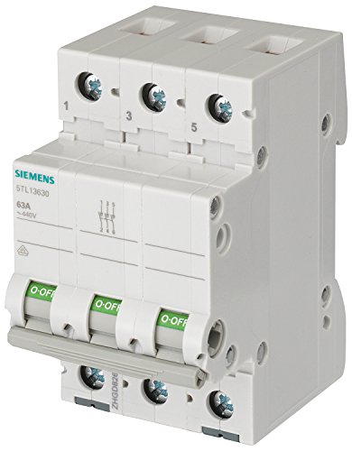 Siemens SENTRON Schalter 70 mm 230 V 3 Module 50 mm2 3-polig 100 A Siemens SENTRON Schalter 70 mm 230 V 3 Module 50 mm2 3-polig 100 A von SIEMENS