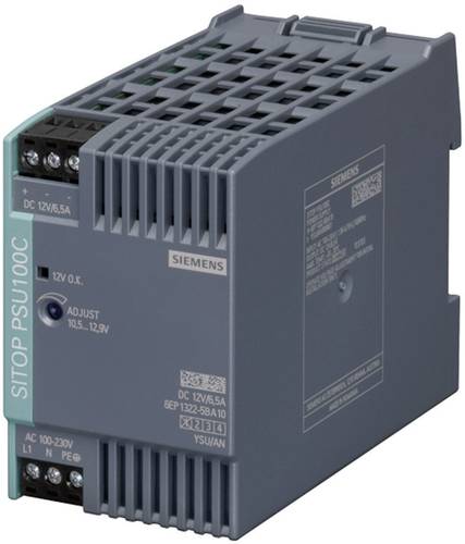 Siemens SITOP PSU100C 12 V/6,5A Hutschienen-Netzteil (DIN-Rail) 12 V/DC 6.5A 78W Anzahl Ausgänge:1 von Siemens