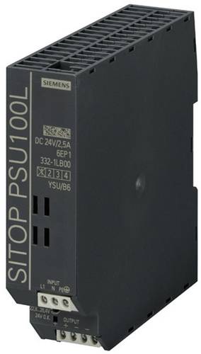 Siemens SITOP PSU100L 24 V/2,5A Hutschienen-Netzteil (DIN-Rail) 24 V/DC 2.5A 60W Anzahl Ausgänge:1 von Siemens