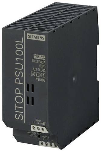 Siemens SITOP PSU100L 24 V/5A Hutschienen-Netzteil (DIN-Rail) 24 V/DC 5A 120W Anzahl Ausgänge:1 x I von Siemens