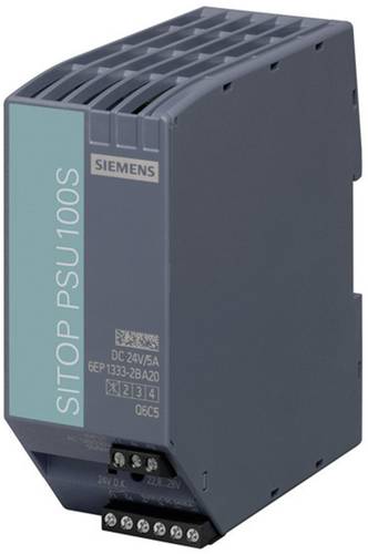 Siemens SITOP PSU100S 24 V/5A Hutschienen-Netzteil (DIN-Rail) 24 V/DC 5A 120W Anzahl Ausgänge:1 x I von Siemens