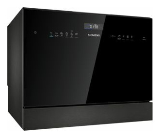 Siemens SK25IB00TE iQ500 Kompakt-Geschirrspüler, 55 cm, Schwarz von Siemens
