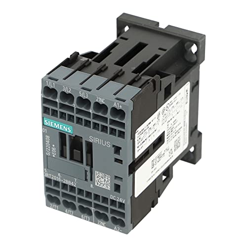 Siemens - Schalter AC3 4 kW 400 V 1 DC Gleichstrom 24 V Feder, 3RT2016-2BB42 von Siemens
