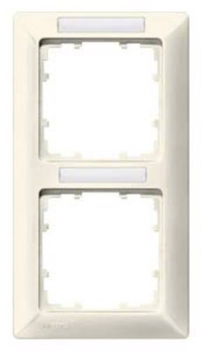 Siemens Schalterprogramm 2fach Rahmen Delta Weiß 5TG25822 von Siemens