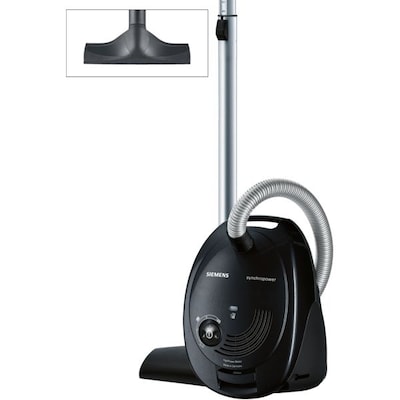 Siemens VS06A212 synchropower Bodenstaubsauger mit Beutel schwarz Siemens VS06A212 synchropower Bodenstaubsauger mit Beutel schwarz von Siemens