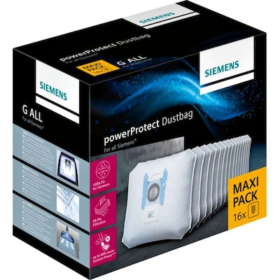 Siemens VZ16GALL PowerProtect Staubsaugerbeutel MAXI PACK (16 Stk.) von Siemens