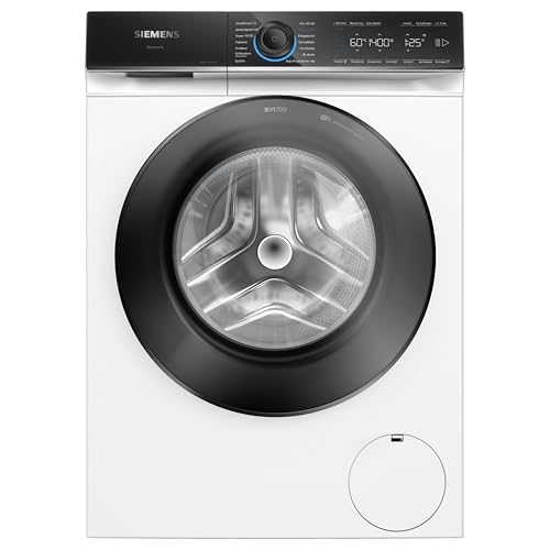 Siemens WG44B20Z0 Waschmaschine iQ700, Frontlader mit 9kg Fassungsvermögen, 1400 UpM, speedPack XL, Antiflecken-System, Home Connect, Weiß, 60cm Siemens WG44B20Z0 Waschmaschine iQ700, Frontlader mit 9kg Fassungsvermögen, 1400 UpM, speedPack XL, Antiflecken-System, Home Connect, Weiß, 60cm von SIEMENS