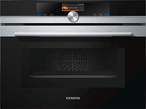 Siemens cm636gbs1 integriertem 45L 1000 W schwarz, silber Mikrowelle – Mikrowelle (integriert, 45 l, 1000 W, Haptik, Schwarz, Silber, TFT) von SIEMENS