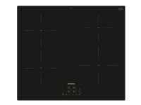 Siemens iQ100 EU611BEB5E, Schwarz, Integriert, 60 cm, Zonen-Induktionskochfeld, Keramik, 4 Zone(n) von Siemens