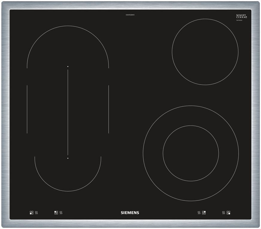 Siemens iQ500 Glaskeramik-Kochfeld mit Bräterzone, EA645GMA1E von Siemens