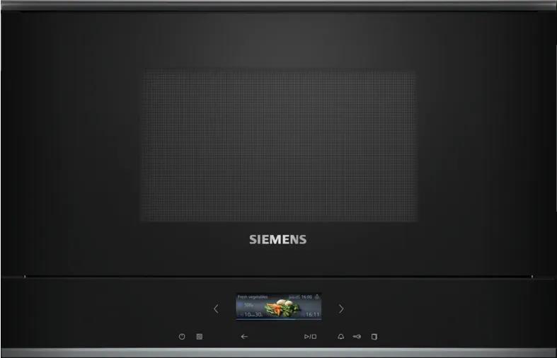 Siemens iQ700 BE732R1B1 Mikrowelle Schwarz Kombi-Mikrowelle Integriert 21 l 900 W (BE732R1B1) von Siemens