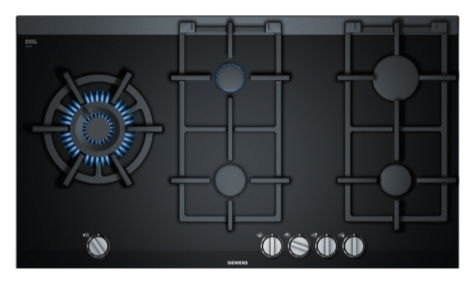 Siemens iQ700 ER9A6SB70 Gaskochfeld Schwarz Integriert 90 cm Siemens iQ700 ER9A6SB70 Gaskochfeld Schwarz Integriert 90 cm von Siemens