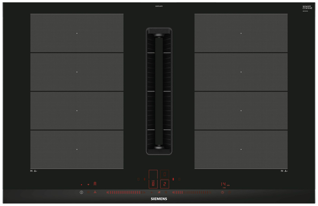 Siemens iQ700 EX875LX67E Induktions-Kochfeld 80 cm mit Dunstabzug von Siemens