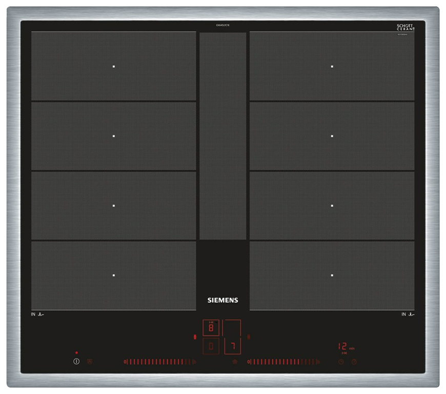 Siemens iQ700 Induktionskochfeld EX645LYC1E, Edelstahl, Integriert von Siemens