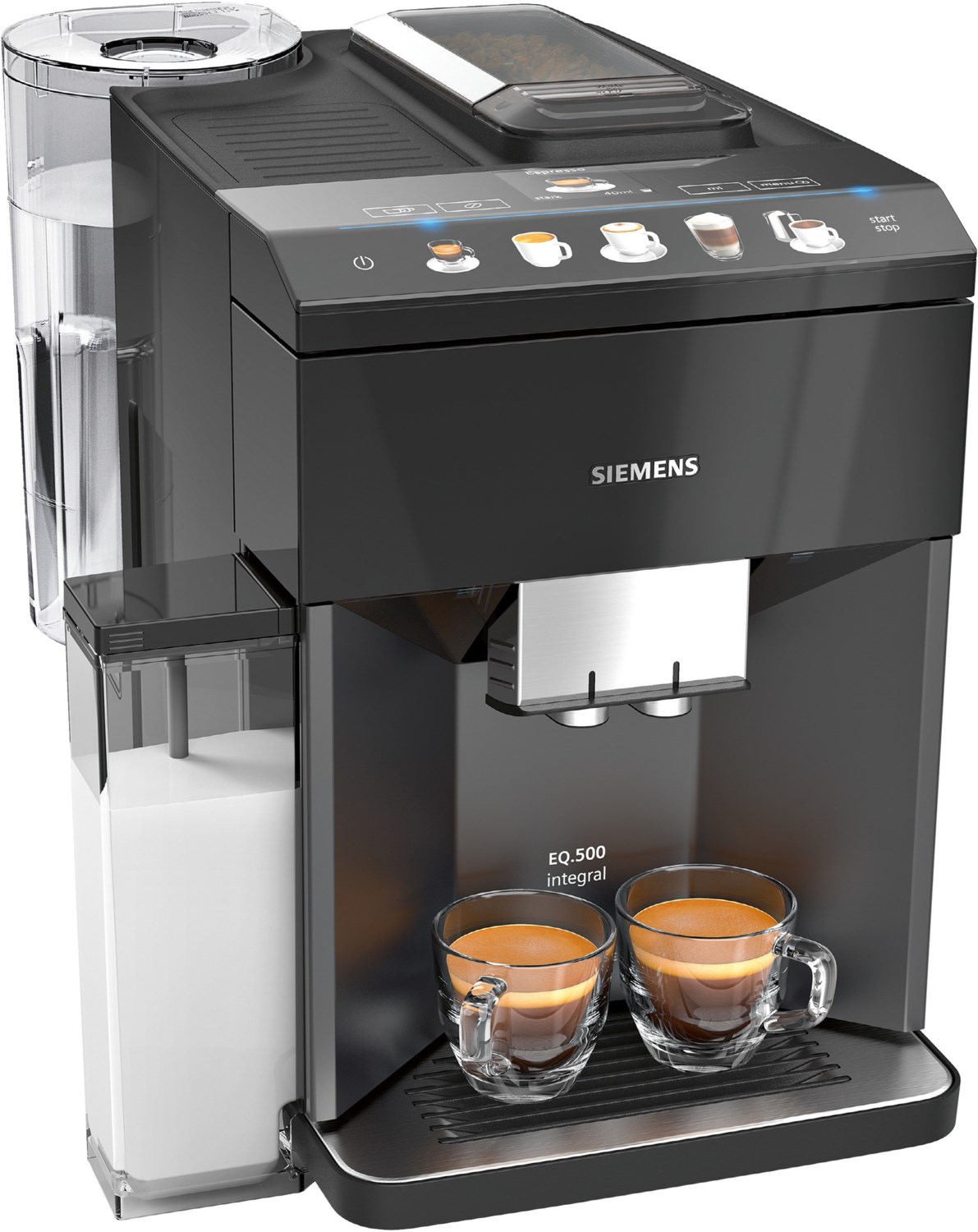 TQ505DF9 EQ.500 integral Kaffee-Vollautomat saphirschwarz metallic von Siemens
