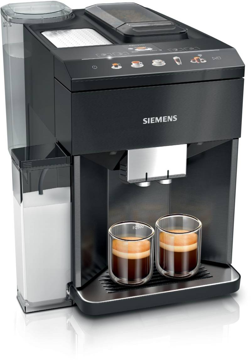 TQ518DF3 EQ500 extraKLASSE connect Kaffee-Vollautomat dark inox von Siemens