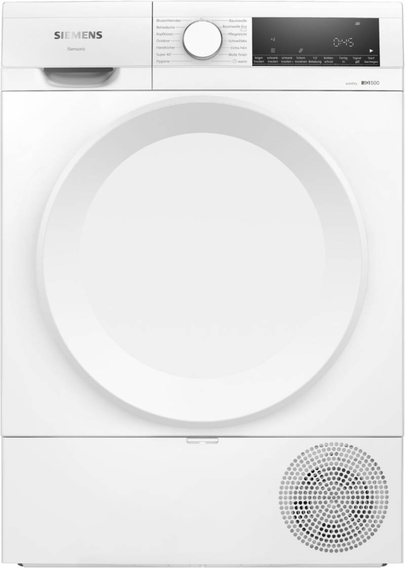 WQ33G2D20 Wärmepumpentrockner weiß / A+++ von Siemens