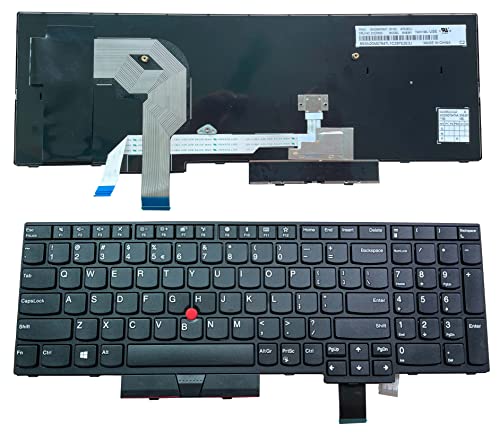 Sierra Blackmon für Lenovo Thinkpad P51S P52s T570 T580 Serie mit Rahmen, ohne Hintergrundbeleuchtung, mit Pointing Stick SN20M07847 74A01K0 01ER500 SN8361 US-Layout Notebook Tastatur von Sierra Blackmon