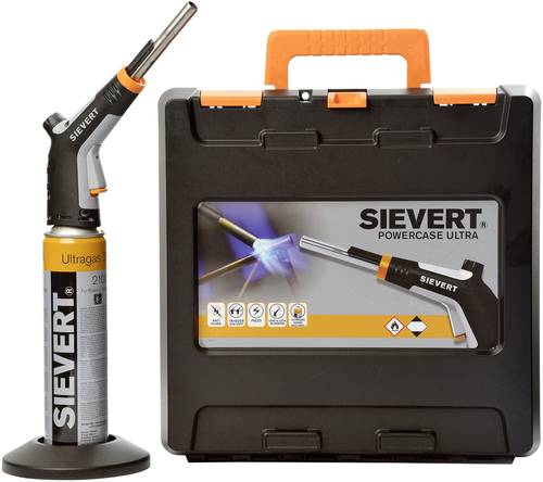 Sievert Powercase Ultra Lötlampe 2100°C inkl. Gasflasche von Sievert