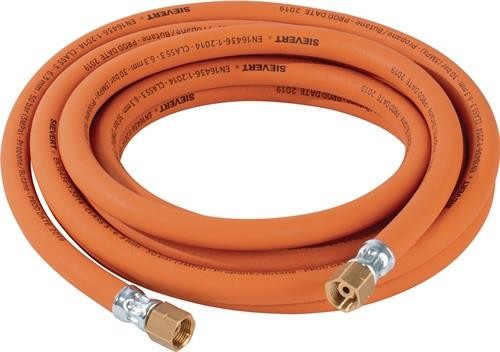 Sievert Propangasschlauch 5xmm G3/8" LHxG3/8" LH Hochdruck L.10m 770038 von Sievert