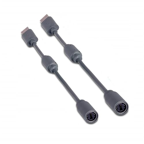 Ersatz-Dongle USB-Kabel für Xbox 360 Controller, Dunkelgrau, 2 Stück Ersatz-Dongle USB-Kabel für Xbox 360 Controller, Dunkelgrau, 2 Stück von Siganorpy