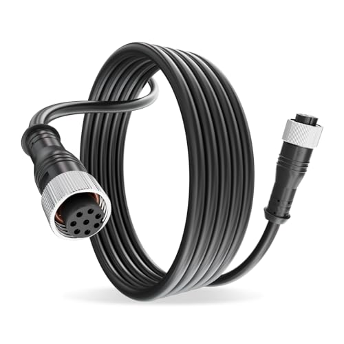 SigeIy 720073-5 AS EC 5E Ethernet-Kabel-Verlängerung, Ersatz für Humminbird of Helix 15, Helix 12, Helix 10, Helix 9, Helix 8, Helix 7, Apex, Onix, Modelle (Schwarz, 15 cm) von SigeIy