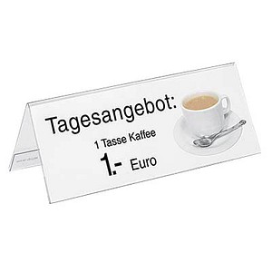 5 SIGEL Tischaufsteller 24,0 x 9,0 cm 5 SIGEL Tischaufsteller 24,0 x 9,0 cm von Sigel