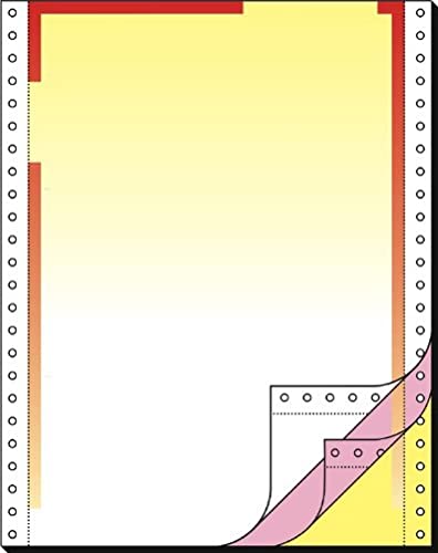 SIGEL 22256 Endlos-Briefbogen 12 Zoll x 240 mm (A4 hoch), 70/53/57 g, 400 Sätze 3fach, Druckerpapier von Sigel