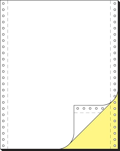 SIGEL 33242 Endlospapier 12 Zoll x 240 mm (A4 hoch), 60/57 g, 1000 Sätze LP, Kopie gelb+AHL, SD, 2fach, Druckerpapier von Sigel