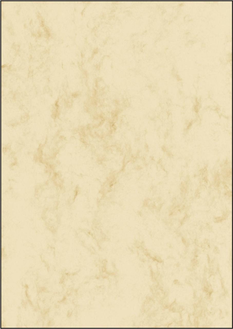 SIGEL Briefpapier Marmor-Papier beige, A4, 25Bl. DIN A4 90 g/m² von Sigel