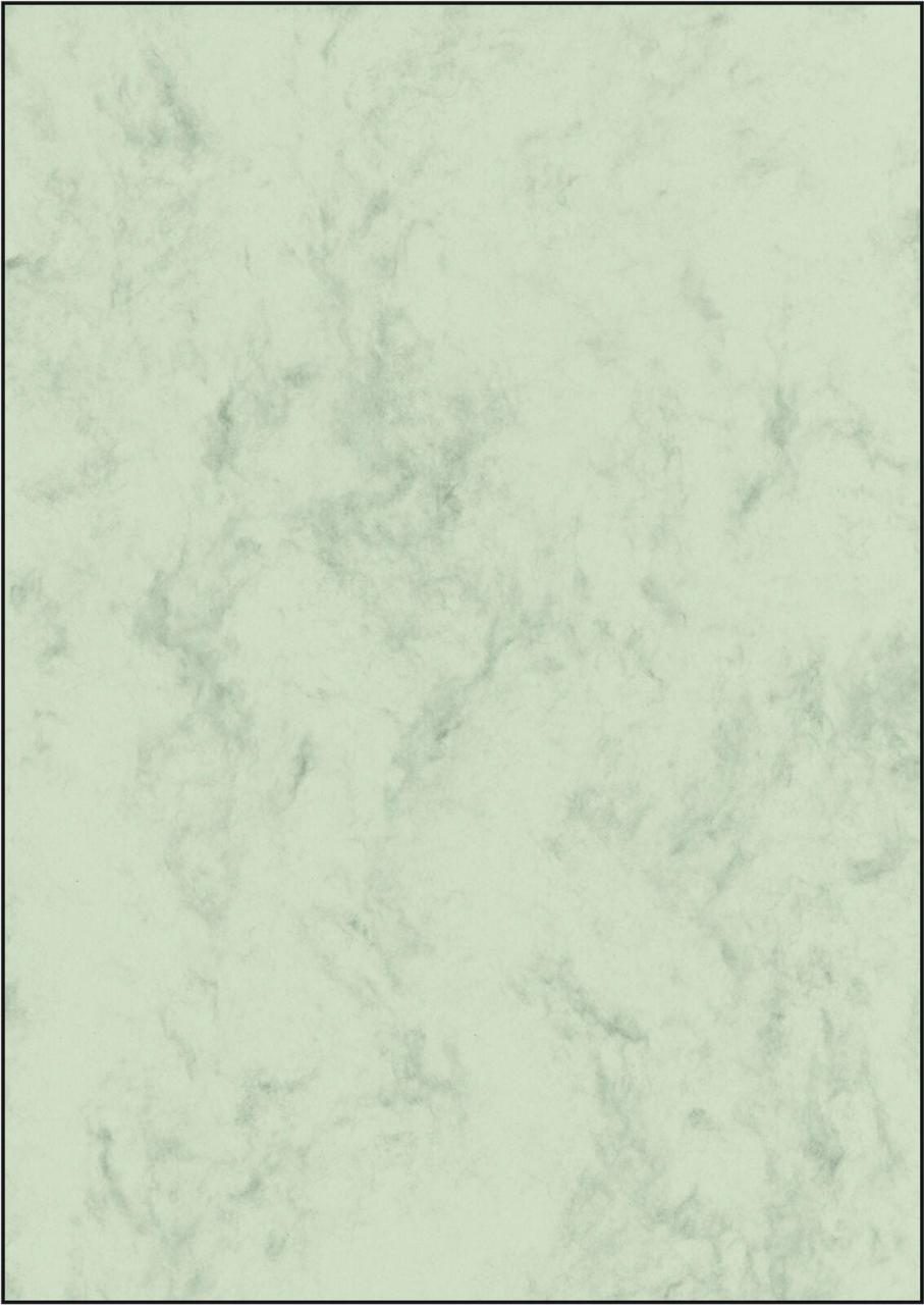 SIGEL Briefpapier Marmor-Papier pastellgrün, A4 DIN A4 200 g/m² von Sigel