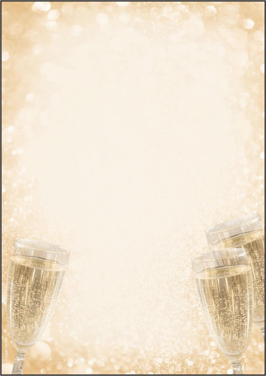 SIGEL Champagner Motivpapier DIN A4 90 g/m² SIGEL Champagner Motivpapier DIN A4 90 g/m² von Sigel