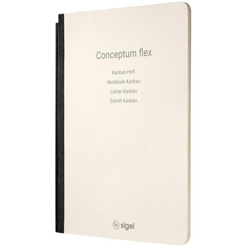 SIGEL CF227 Heft Kanban, DIN A5 - für Business Notiersystem Conceptum flex, aus nachhaltigem Papier SIGEL CF227 Heft Kanban, DIN A5 - für Business Notiersystem Conceptum flex, aus nachhaltigem Papier von Sigel