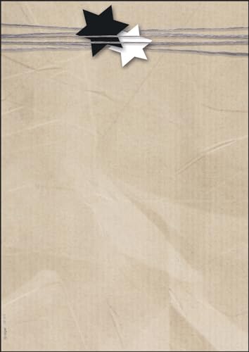 SIGEL DP079 Weihnachtsbriefpapier "Christmas Wrapping" A4, 100 Blatt, Briefpapier Weihnachten, aus nachhaltigem Papier für Weihnachtspost, Angebote, Einladung, Menükarte von Sigel