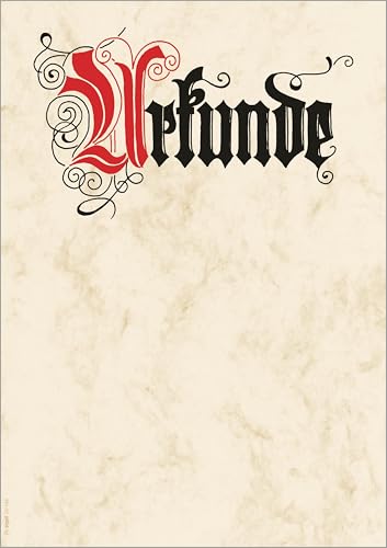 SIGEL DP548 Urkundenpapier, Blanko Urkunde Calligraphie 185 g, DIN A4, 12 Blatt, aus nachhaltigem Papier, für alle Drucker geeignet SIGEL DP548 Urkundenpapier, Blanko Urkunde Calligraphie 185 g, DIN A4, 12 Blatt, aus nachhaltigem Papier, für alle Drucker geeignet von Sigel