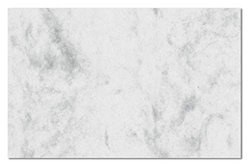 SIGEL DP742 bedruckbare Visitenkarten marmoriert grau, 100 Stück = 10 Blatt, glatter Schnitt rundum, 85x55 mm von Sigel