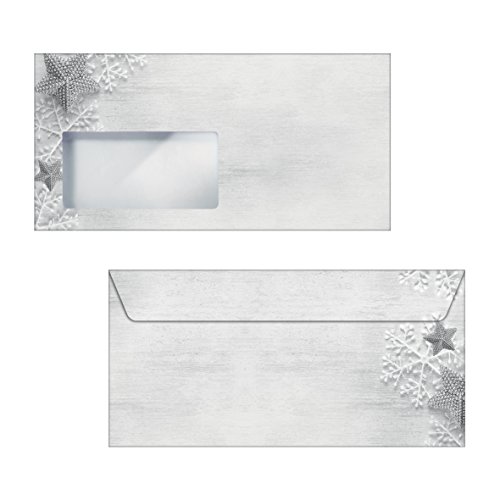 SIGEL DU248 Briefumschläge Weihnachten | DIN lang | 50 Stück | "Frozen Stars" SIGEL DU248 Briefumschläge Weihnachten | DIN lang | 50 Stück | "Frozen Stars" von Sigel