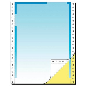 SIGEL Endlospapier A4 hoch 2-fach, 80 g/qm blau 500 Blatt von Sigel