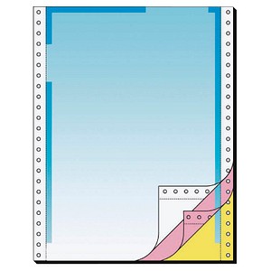 SIGEL Endlospapier A4 hoch 3-fach, 70 g/qm blau 400 Blatt von Sigel