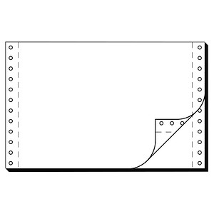 SIGEL Endlospapier A5 quer 2-fach, 56 g/qm weiß 2.000 Blatt von Sigel