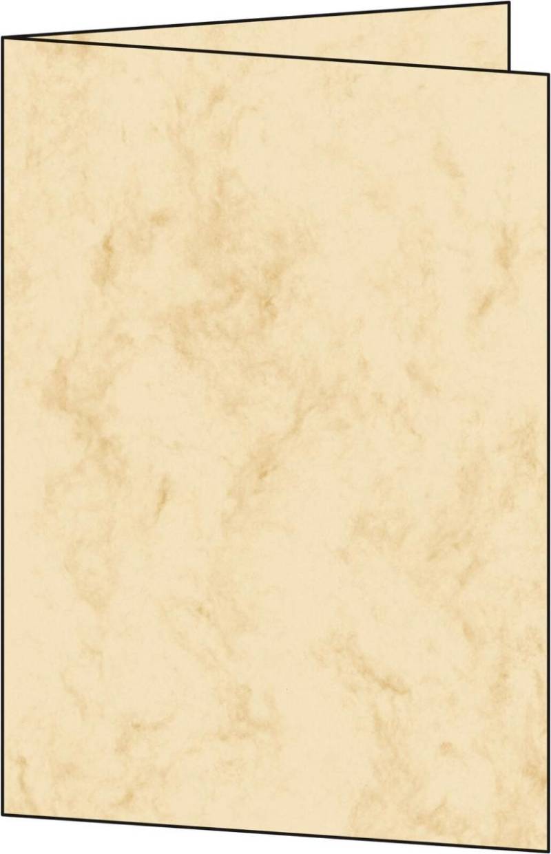 SIGEL Faltkarten DIN A5 beige von Sigel