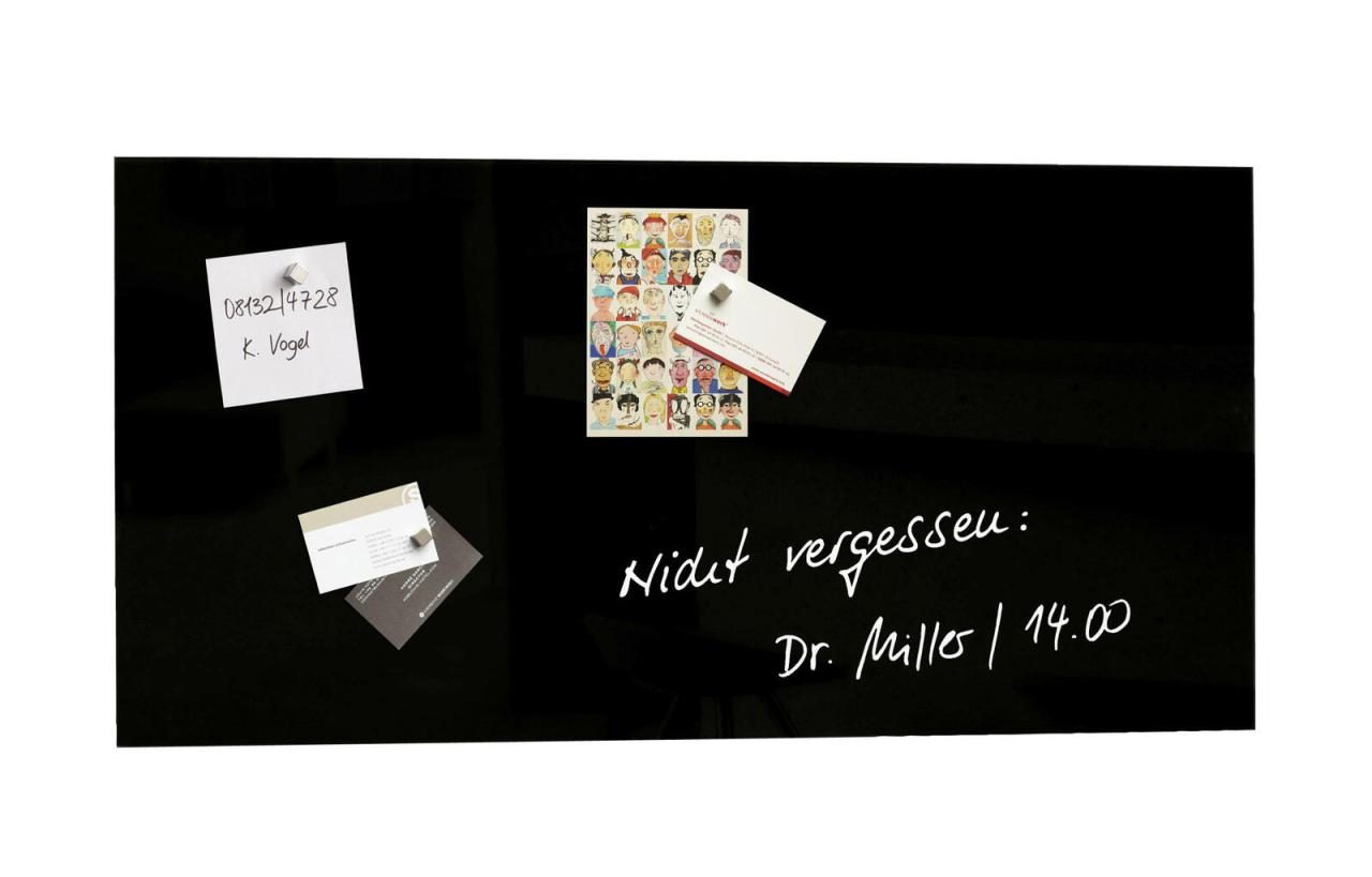 SIGEL Glas-Magnettafel artverum® 91,0 x 46,0 cm schwarz SIGEL Glas-Magnettafel artverum® 91,0 x 46,0 cm schwarz von Sigel