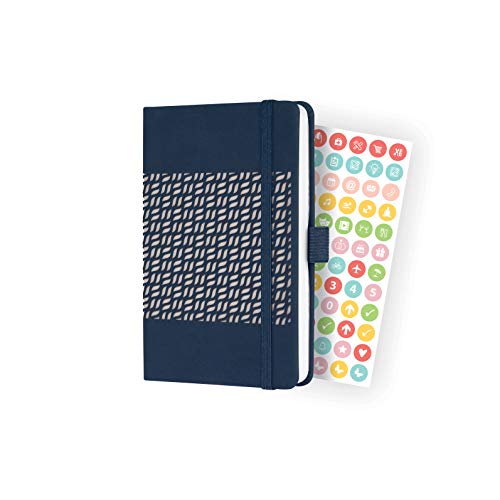 SIGEL J2204 Wochenkalender Jolie 2022 - ca. A6 - blau - Hardcover - 174 Seiten - mit fröhlichem Kalendarium, vielen Infos und praktischen Stickern - FSC-zertifiziert - Terminplaner von Sigel