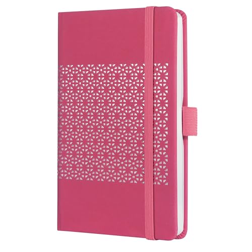 SIGEL JN206 Notizbuch Tagebuch Jolie, ca. A6, liniert, Hardcover, Gummiband, Stifteschlaufe, Einstecktasche, Pink, vegan, aus nachhaltigem Papier SIGEL JN206 Notizbuch Tagebuch Jolie, ca. A6, liniert, Hardcover, Gummiband, Stifteschlaufe, Einstecktasche, Pink, vegan, aus nachhaltigem Papier von Sigel