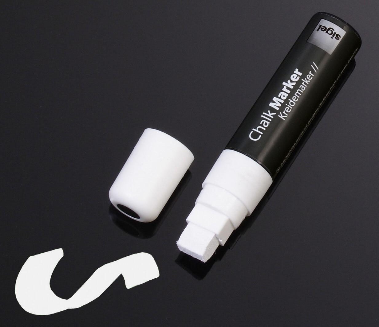 SIGEL Kreidemarker 5.0 - 15.0 mm Weiß SIGEL Kreidemarker 5.0 - 15.0 mm Weiß von Sigel