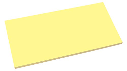 SIGEL MU133 Static Notes, elektrostatisch haftend, keine Klebstoff-Rückstände, gelb, 10x20 cm, 100 Blatt von Sigel
